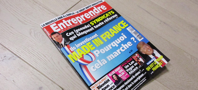 Le magazine Entreprendre - mars 2016